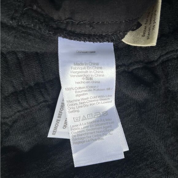 Madewell Waffleback Pull-On High-Rise Tapered Pants Oversized Small - Picture 7 of 9